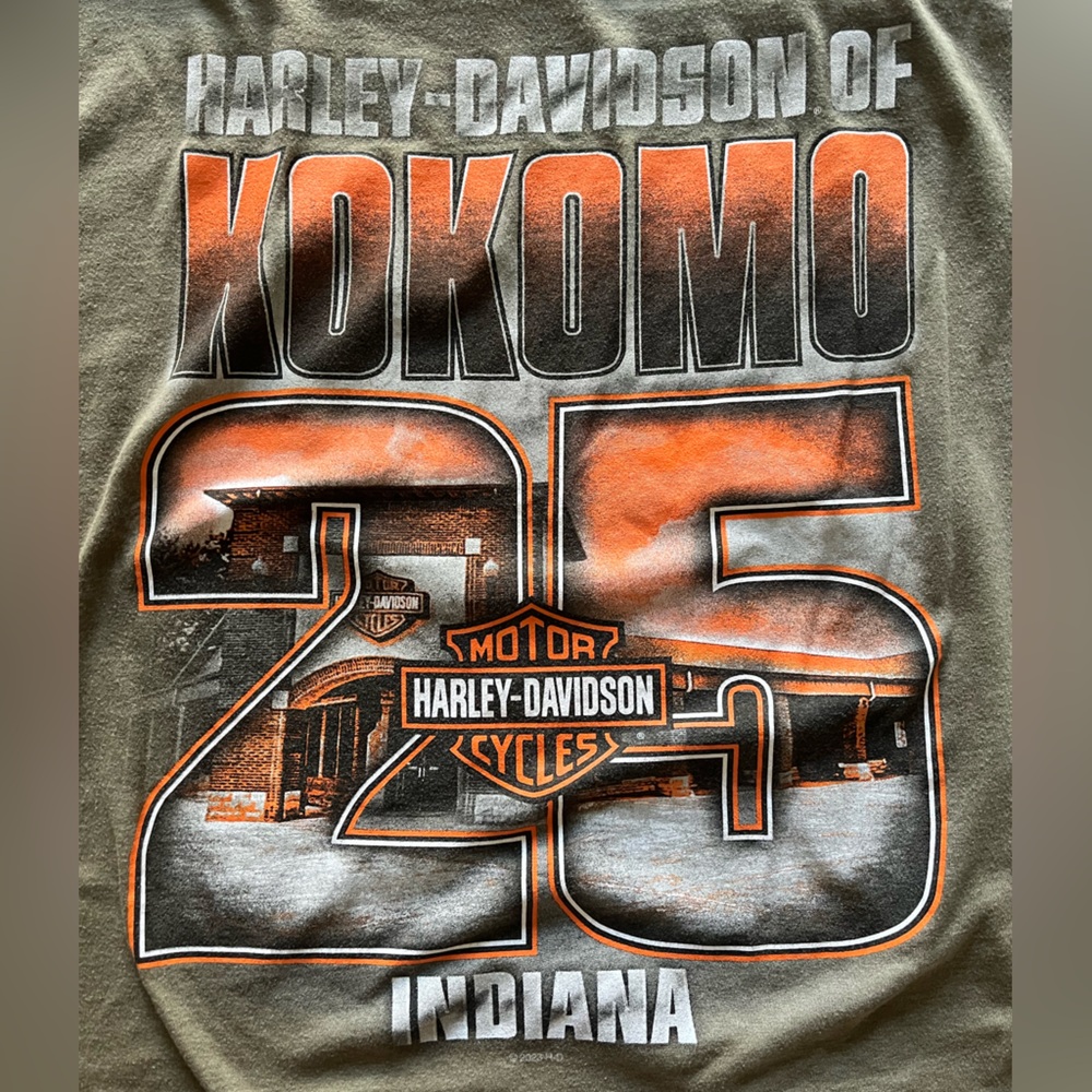 Harley Davidson Kokomo Indiana Logo T-Shirt